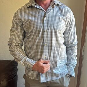 Banana Republic Men's Classic Checkered Shirt